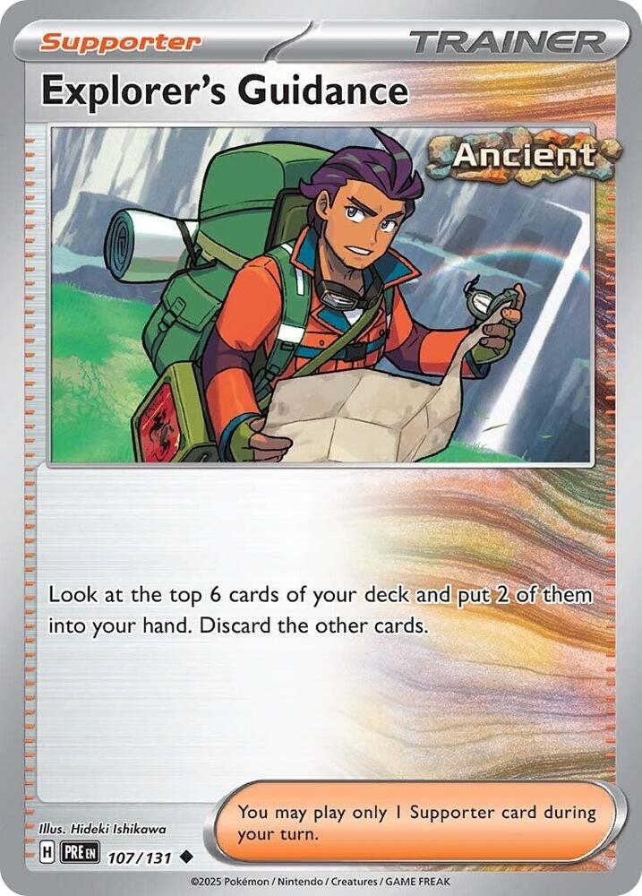 Explorer's Guidance (107/131) [Scarlet & Violet: Prismatic Evolutions] | A1Comics