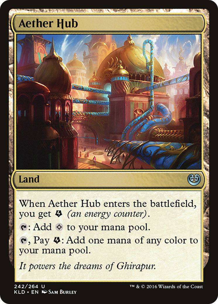 Aether Hub (Ripple Foil) [Modern Horizons 3 Commander] | A1Comics