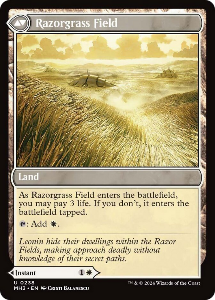 Razorgrass Ambush // Razorgrass Field [Modern Horizons 3] | A1Comics