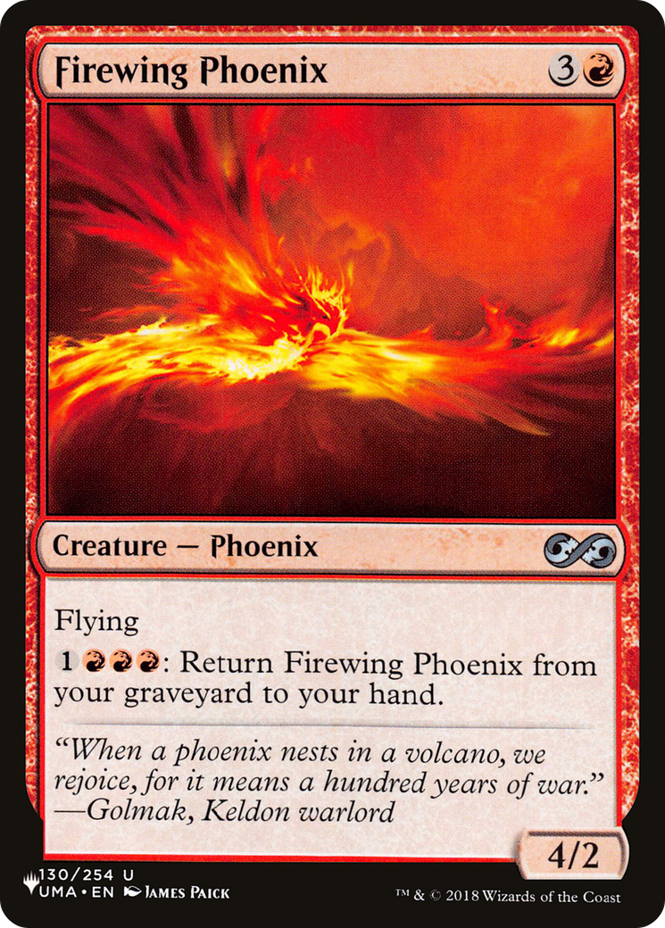 Firewing Phoenix [The List Reprints] | A1Comics