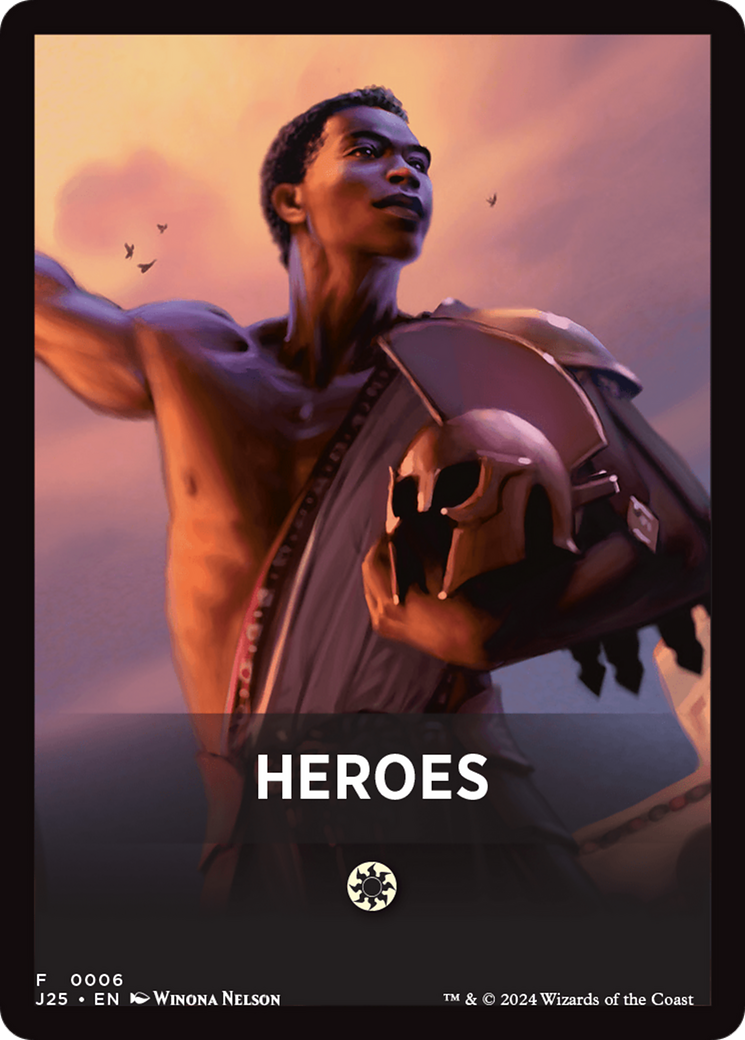 Heroes Theme Card [Foundations Jumpstart Front Cards] | A1Comics