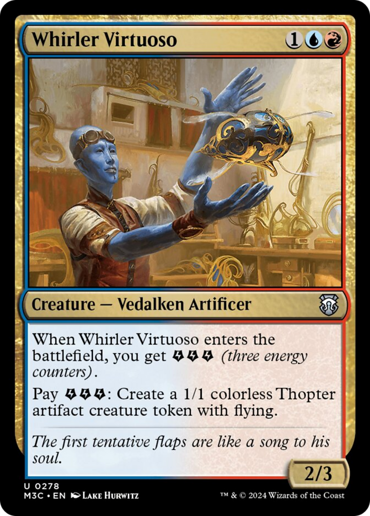 Whirler Virtuoso (Ripple Foil) [Modern Horizons 3 Commander] | A1Comics