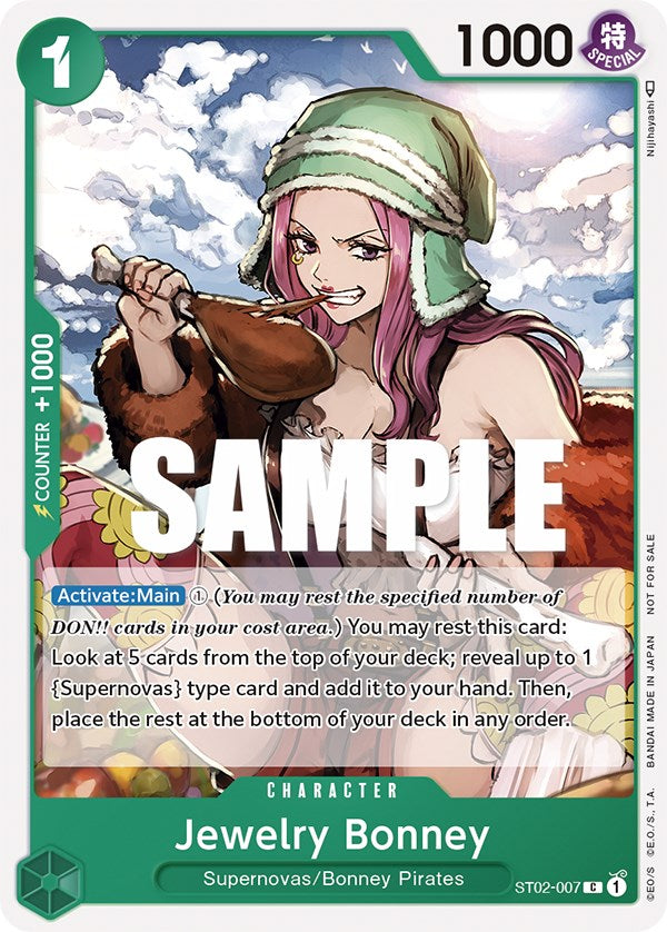 Jewelry Bonney (Tournament Pack Vol. 3) [Participant] [One Piece Promotion Cards] | A1Comics