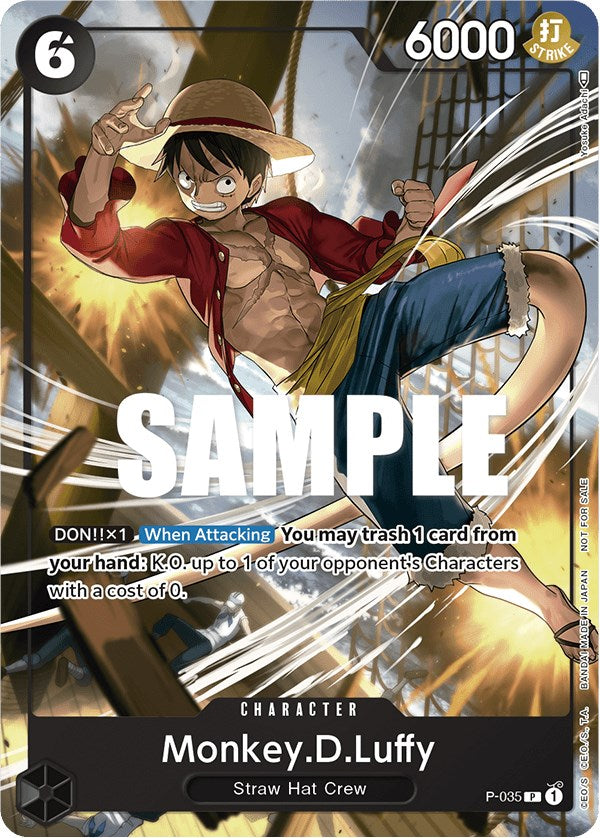 Monkey.D.Luffy (Pirates Party Vol. 3) [One Piece Promotion Cards] | A1Comics