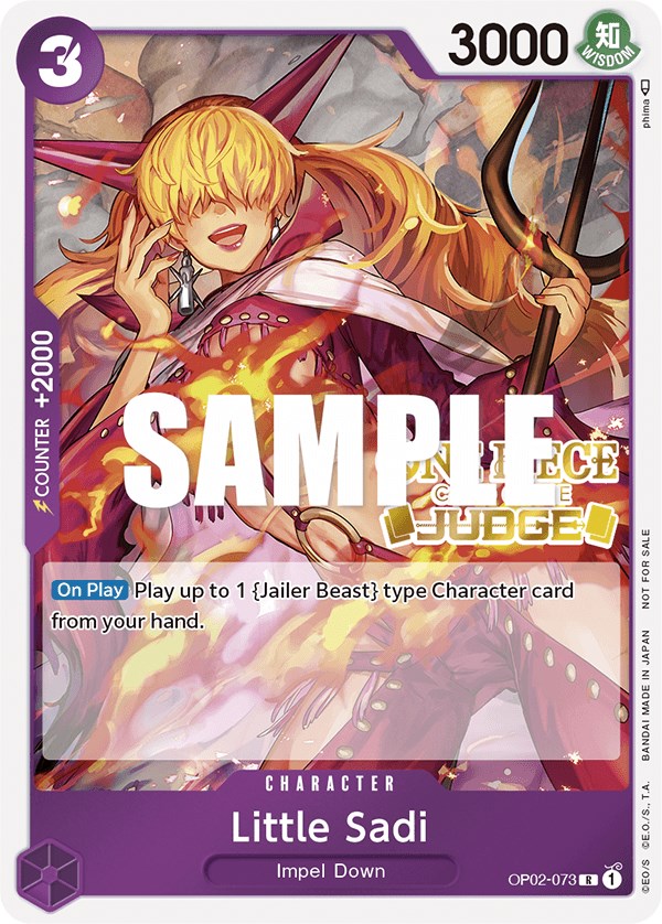 Little Sadi (Judge) [One Piece Promotion Cards] | A1Comics