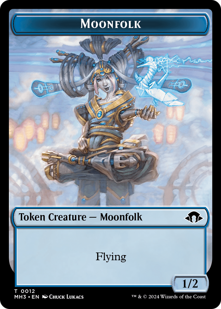 Moonfolk Token [Modern Horizons 3 Tokens] | A1Comics