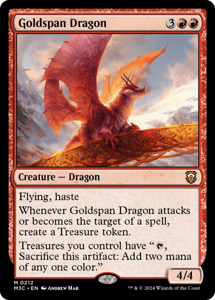 Goldspan Dragon [Modern Horizons 3 Commander] | A1Comics