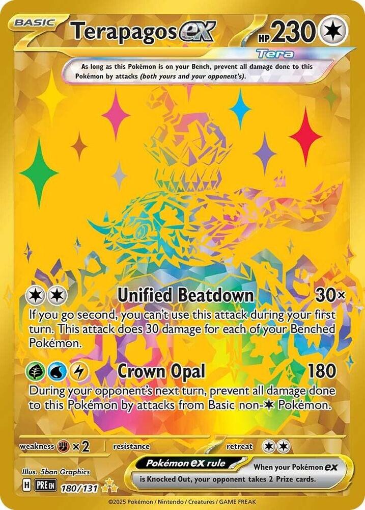 Terapagos ex (180/131) [Scarlet & Violet: Prismatic Evolutions] | A1Comics