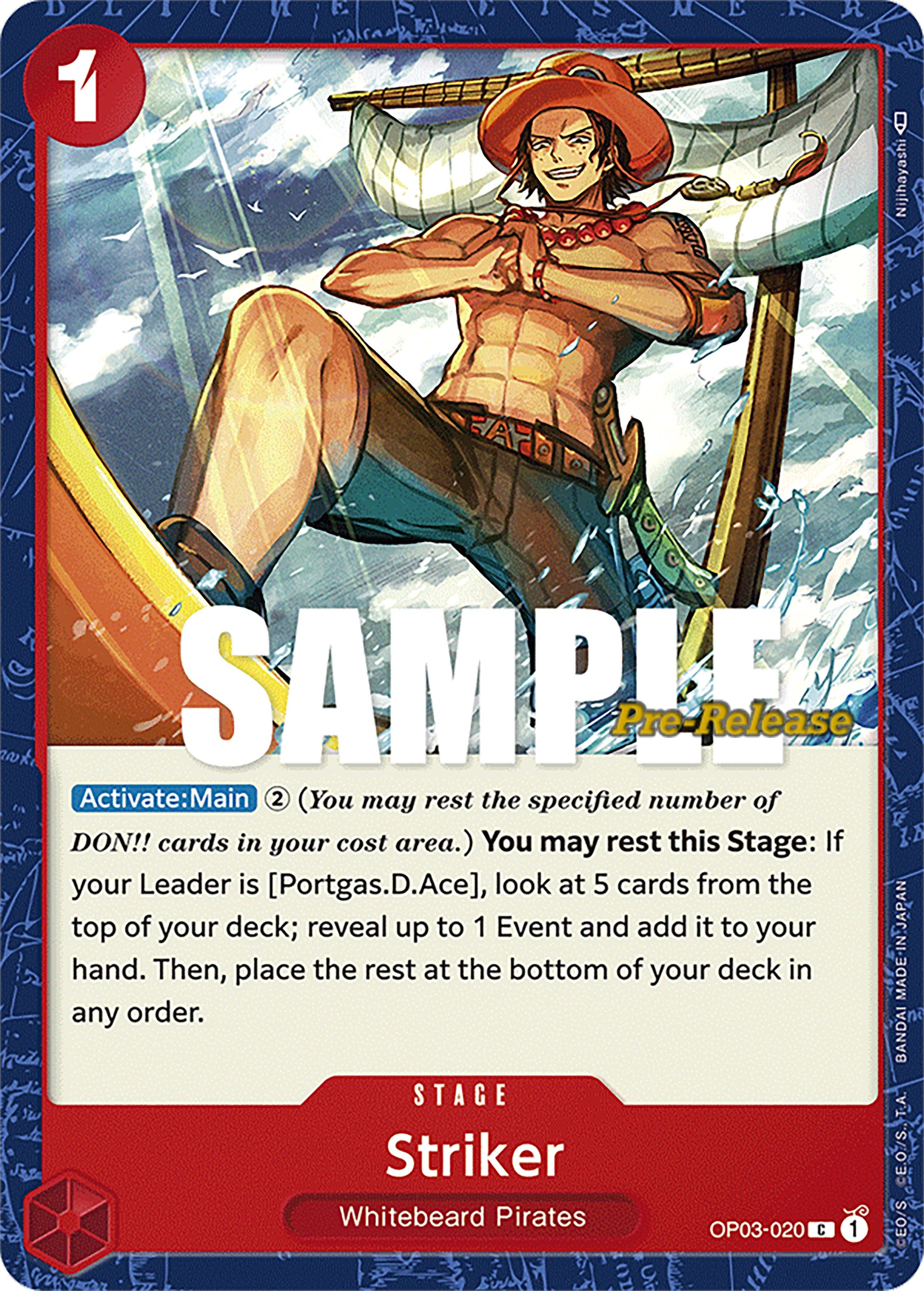 Striker [Pillars of Strength Pre-Release Cards] | A1Comics