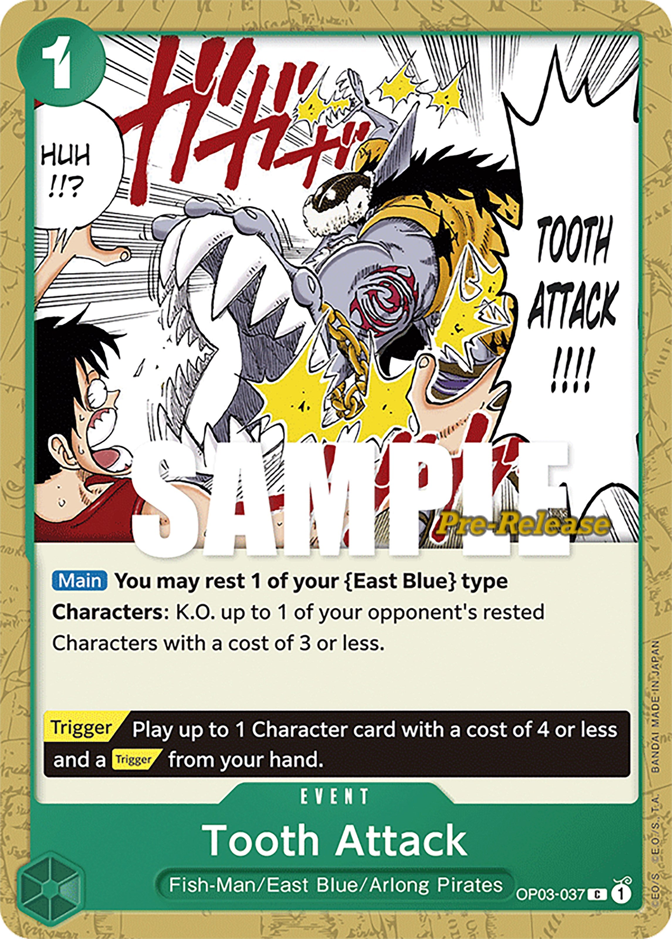 Tooth Attack [Pillars of Strength Pre-Release Cards] | A1Comics