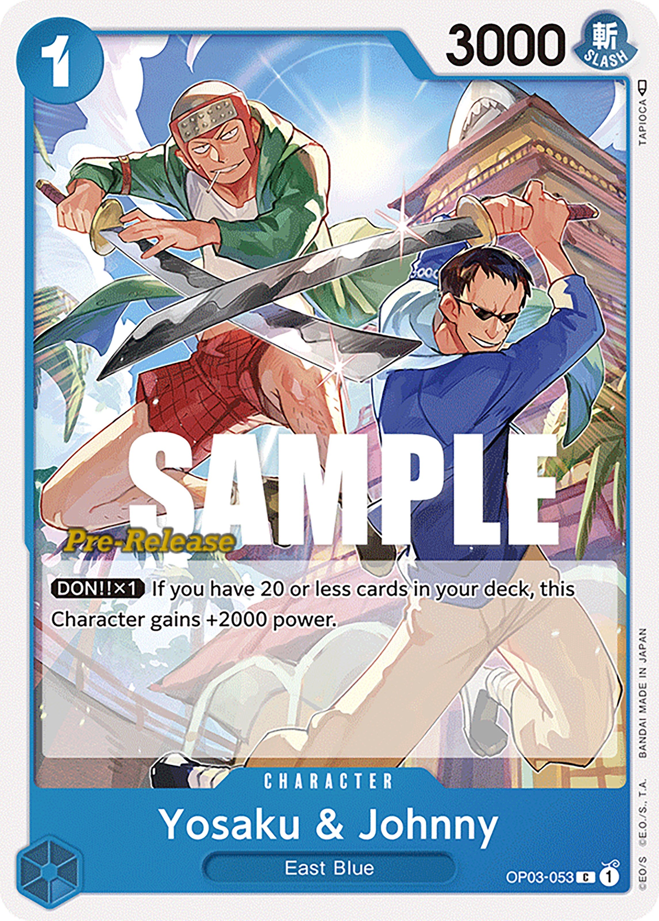 Yosaku & Johnny [Pillars of Strength Pre-Release Cards] | A1Comics