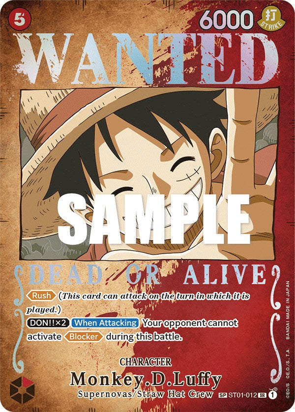 Monkey.D.Luffy (Wanted Poster) [Pillars of Strength] | A1Comics