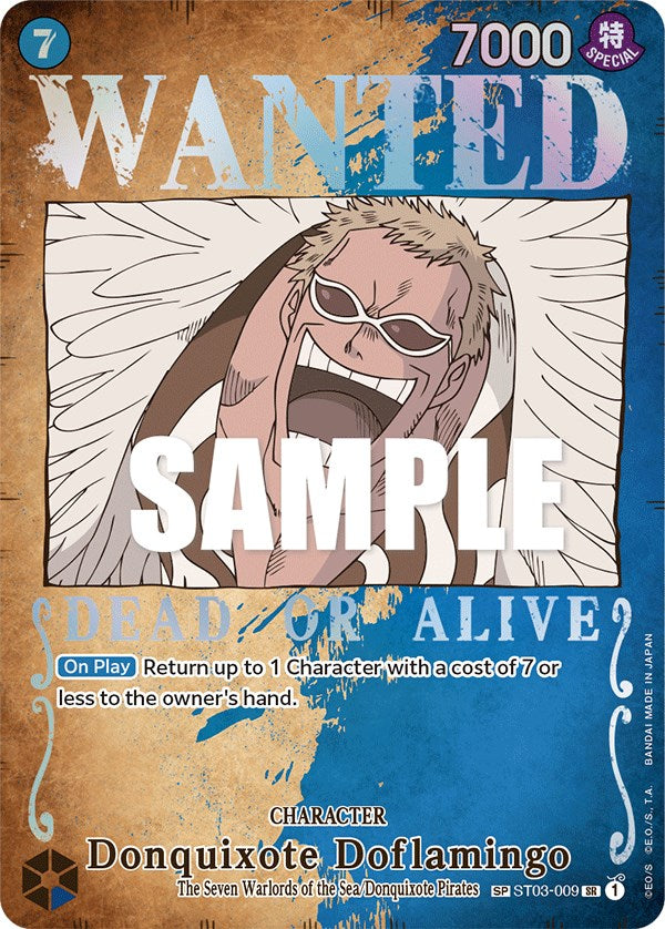 Donquixote Doflamingo (Wanted Poster) [Pillars of Strength] | A1Comics