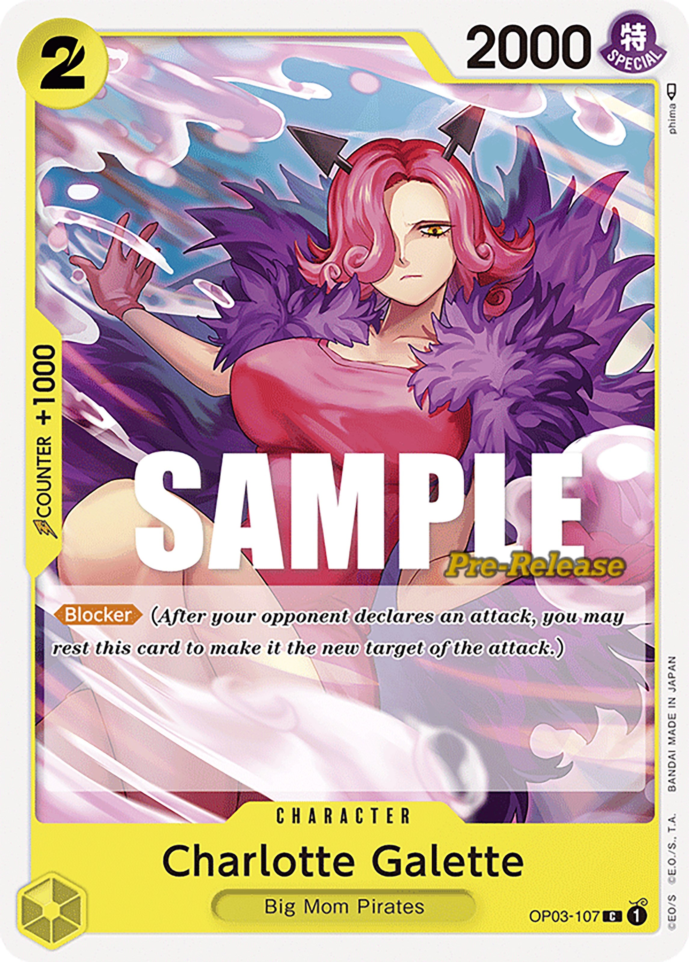 Charlotte Galette [Pillars of Strength Pre-Release Cards] | A1Comics