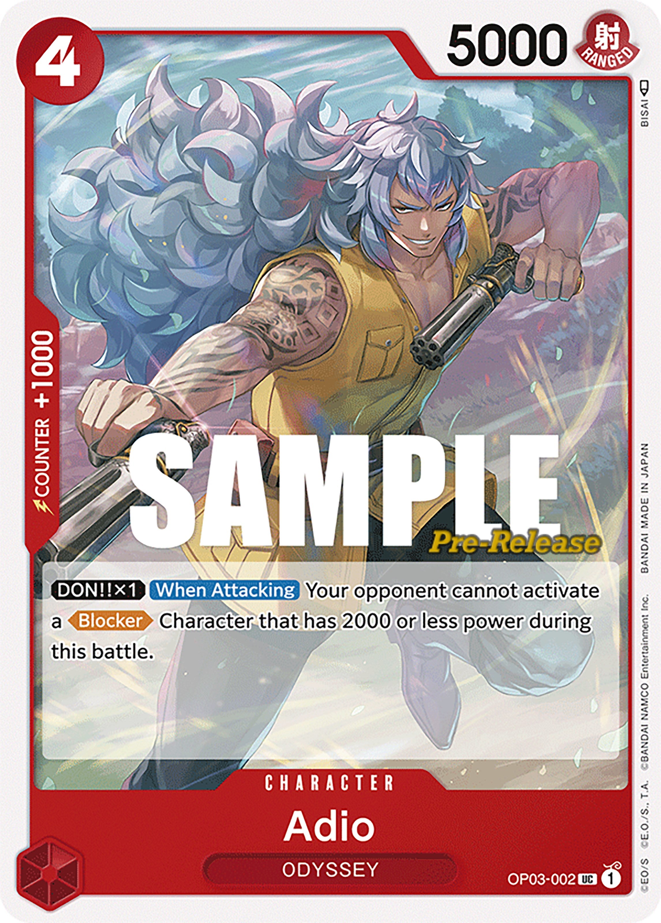 Adio [Pillars of Strength Pre-Release Cards] | A1Comics