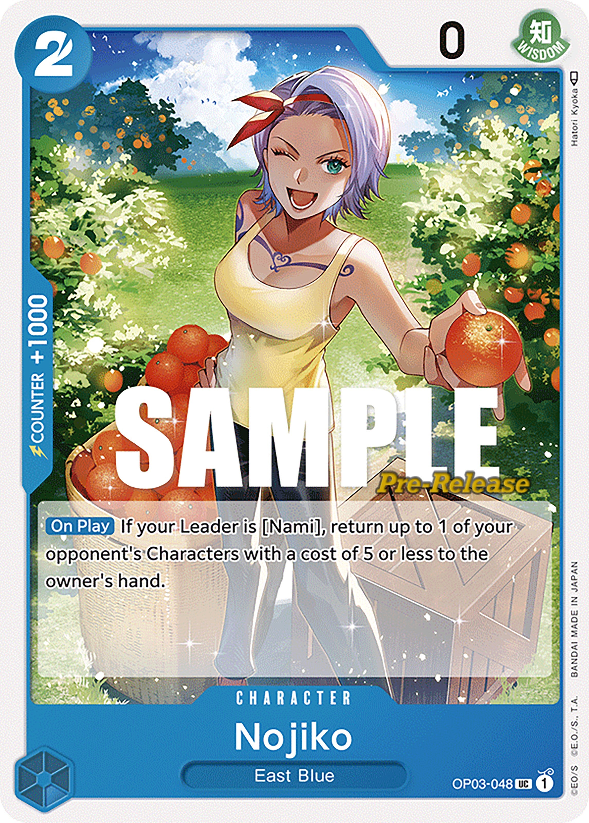 Nojiko [Pillars of Strength Pre-Release Cards] | A1Comics