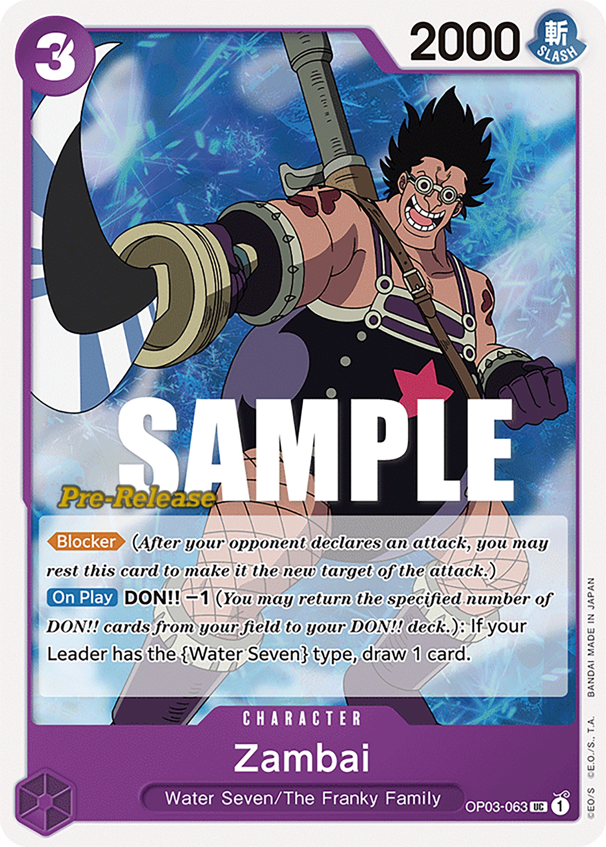 Zambai [Pillars of Strength Pre-Release Cards] | A1Comics