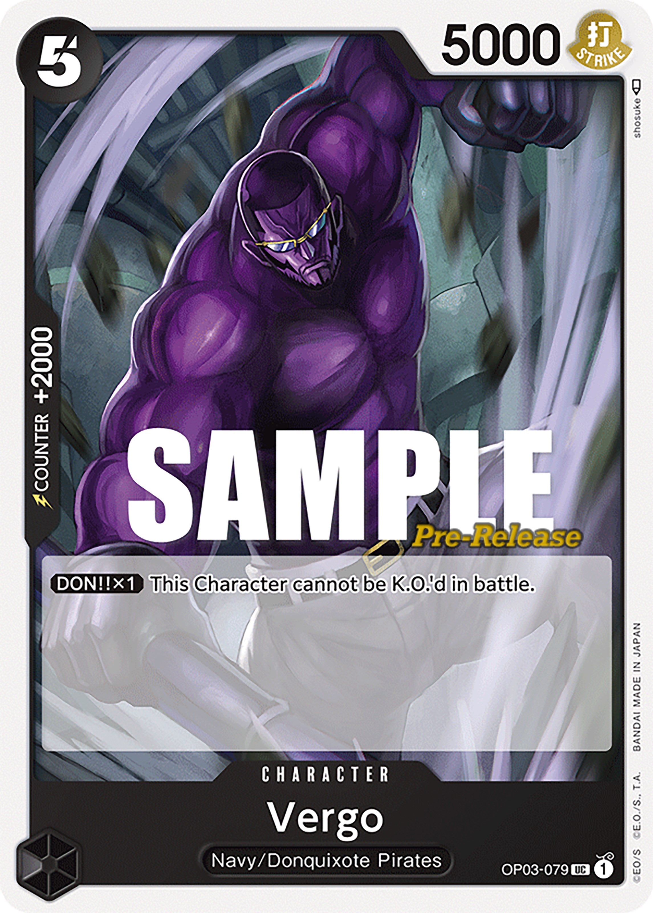 Vergo [Pillars of Strength Pre-Release Cards] | A1Comics