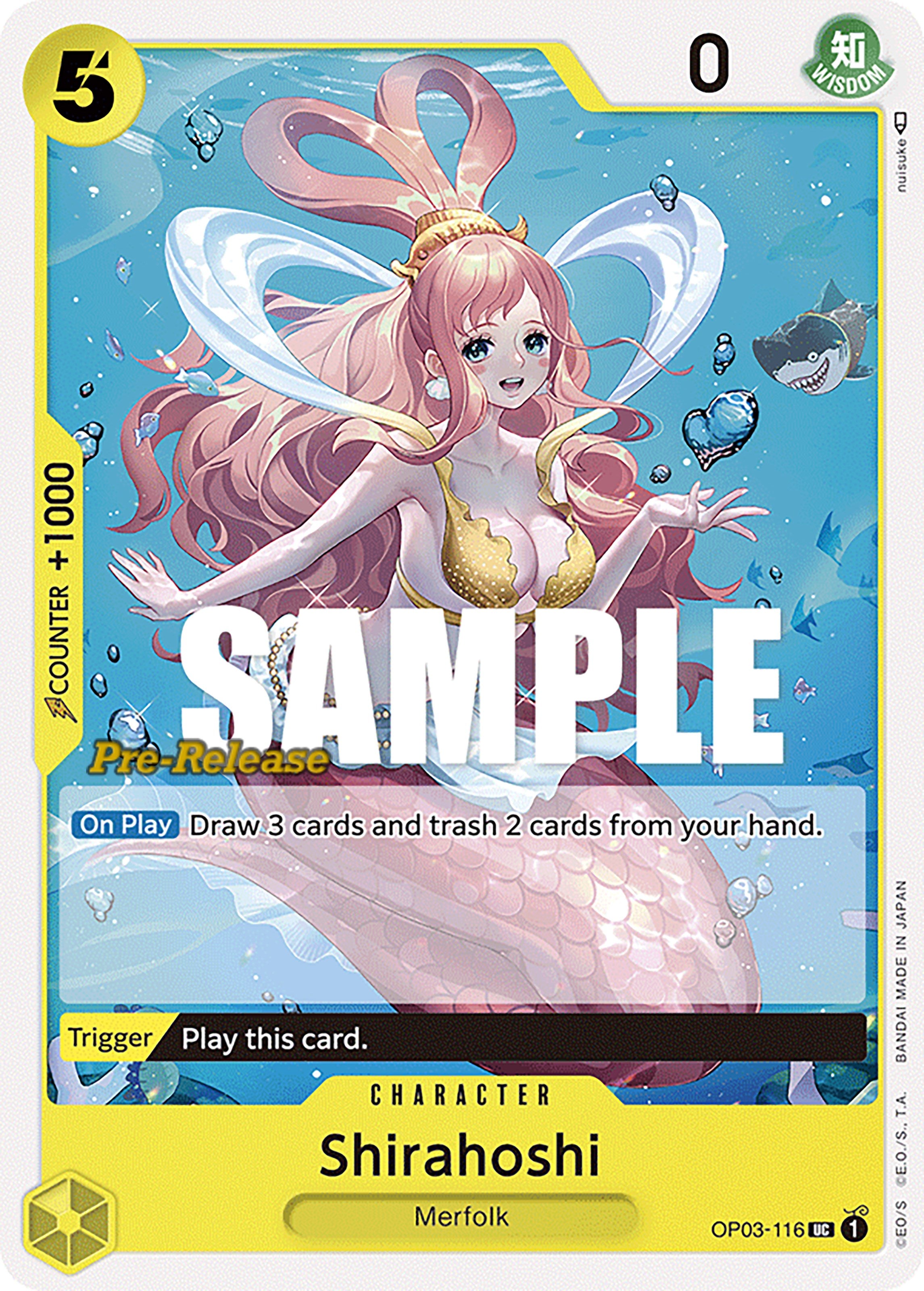 Shirahoshi [Pillars of Strength Pre-Release Cards] | A1Comics