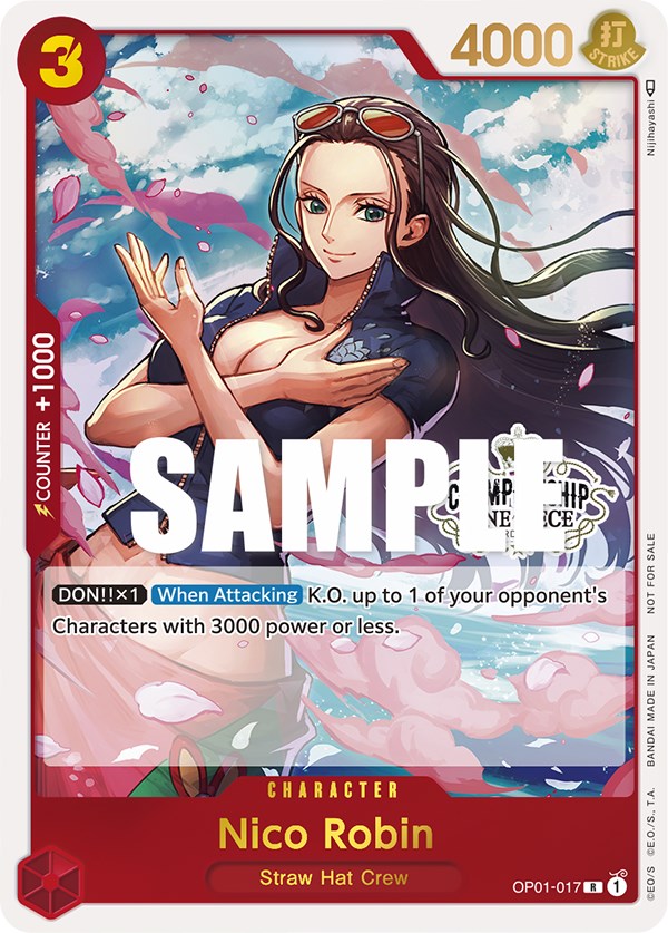 Nico Robin (Store Championship Participation Pack) [One Piece Promotion Cards] | A1Comics