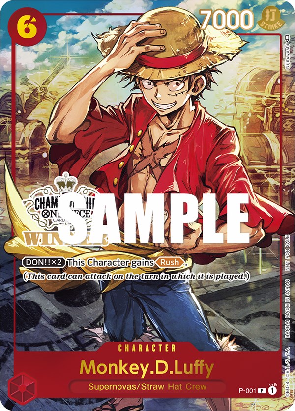 Monkey.D.Luffy (Store Championship Trophy Card) [One Piece Promotion Cards] | A1Comics