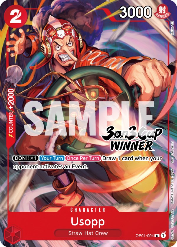 Usopp (3-on-3 Cup) [Winner] [One Piece Promotion Cards] | A1Comics