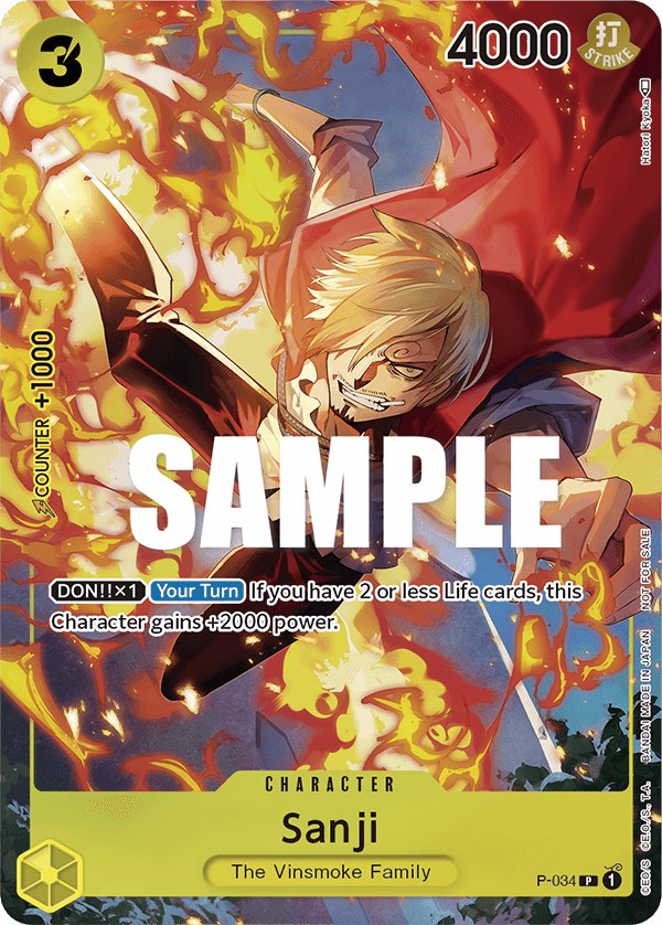 Sanji (Event Pack Vol. 2) [One Piece Promotion Cards] | A1Comics