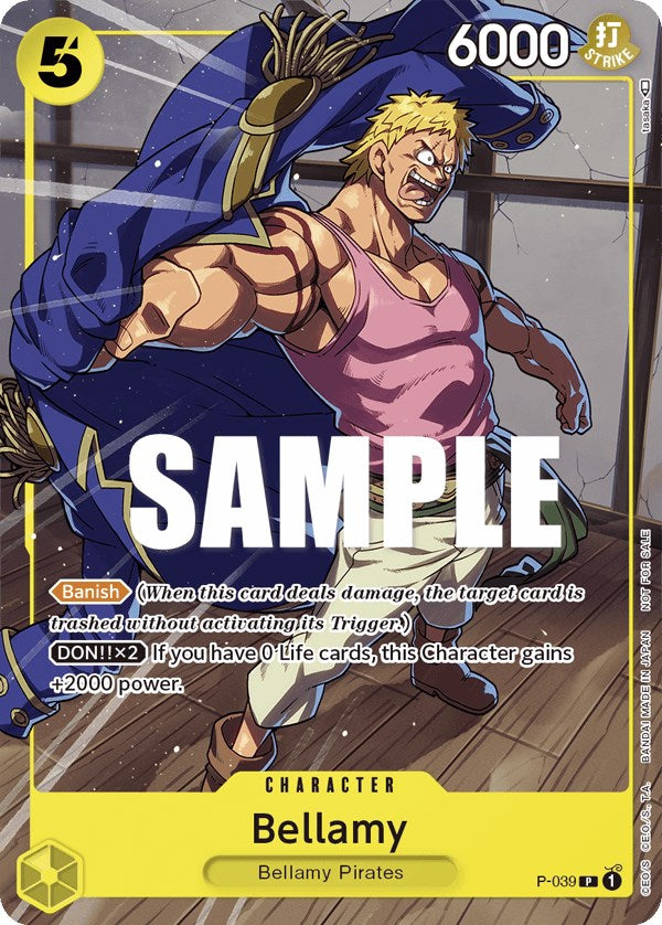 Bellamy (Pirates Party Vol. 4) [One Piece Promotion Cards] | A1Comics