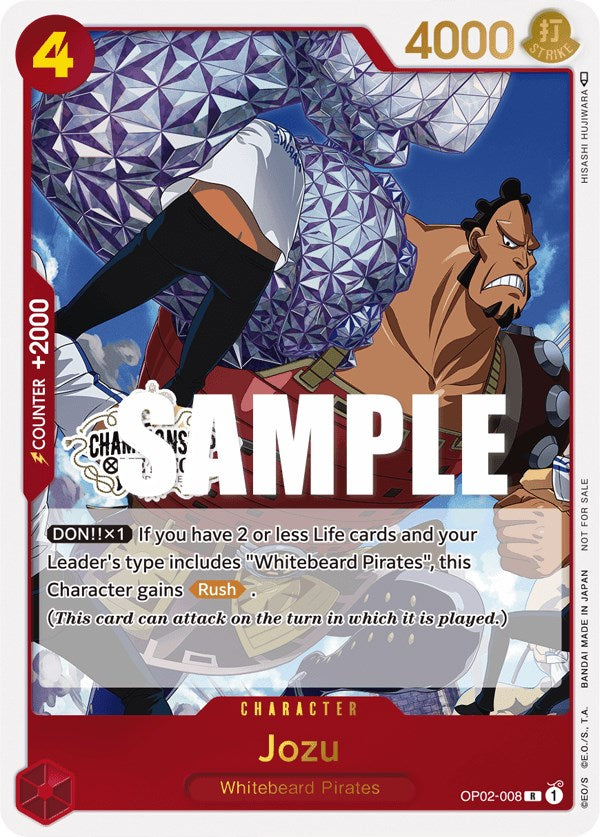 Jozu (Store Championship Participation Pack Vol. 2) [One Piece Promotion Cards] | A1Comics