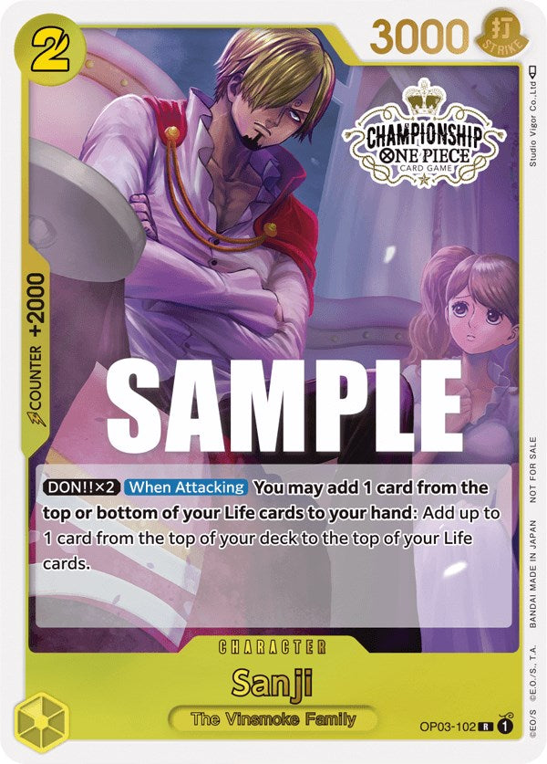 Sanji (Store Championship Participation Pack Vol. 2) [One Piece Promotion Cards] | A1Comics