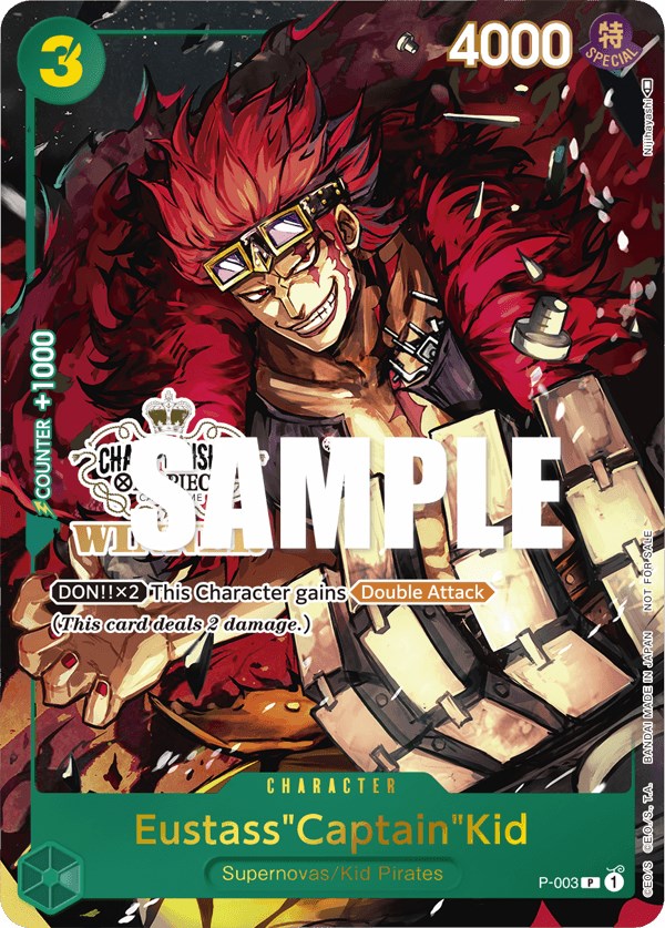 Eustass"Captain"Kid (Store Championship Vol. 2) [Winner] [One Piece Promotion Cards] | A1Comics