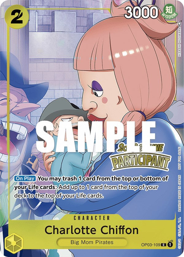 Charlotte Chiffon (Online Regional 2023) [Participant] [One Piece Promotion Cards] | A1Comics