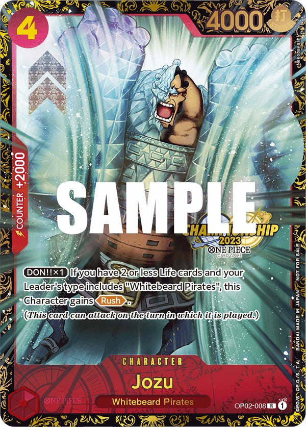 Jozu (Championship 2023) [One Piece Promotion Cards] | A1Comics