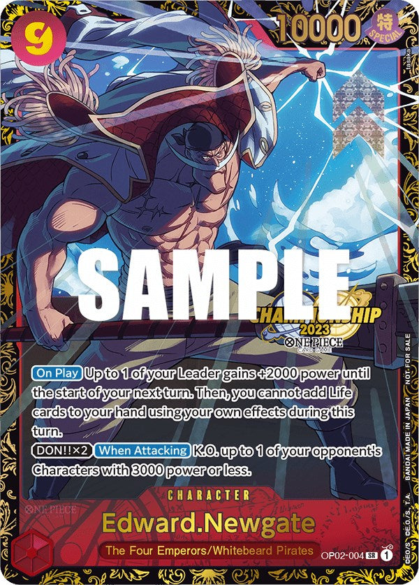 Edward.Newgate (Championship 2023) [One Piece Promotion Cards] | A1Comics