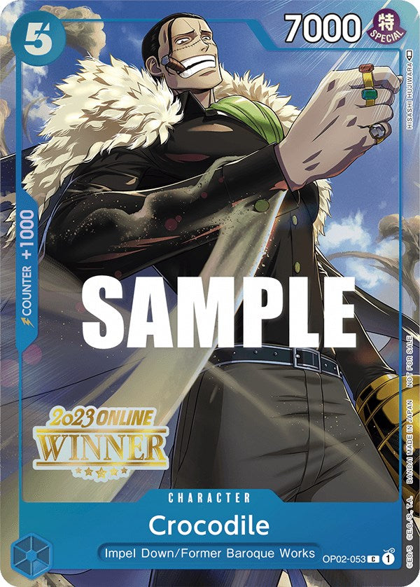 Crocodile (Online Regional 2023) [Winner] [One Piece Promotion Cards] | A1Comics