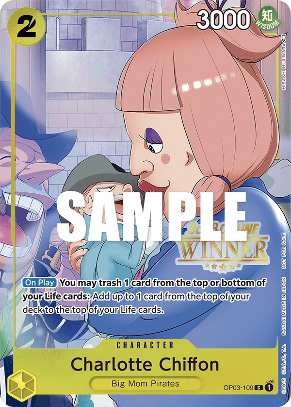 Charlotte Chiffon (Online Regional 2023) [Winner] [One Piece Promotion Cards] | A1Comics