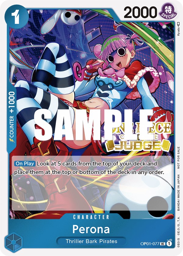 Perona (Judge Pack Vol. 2) [One Piece Promotion Cards] | A1Comics