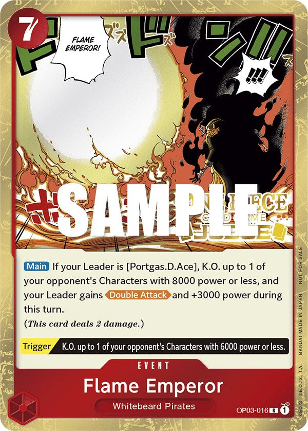 Flame Emperor (Judge Pack Vol. 2) [One Piece Promotion Cards] | A1Comics