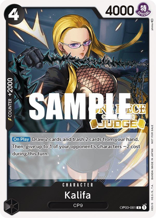 Kalifa (Judge Pack Vol. 2) [One Piece Promotion Cards] | A1Comics