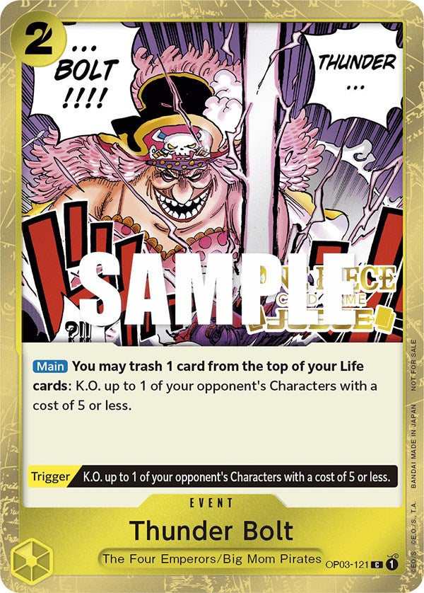 Thunder Bolt (Judge Pack Vol. 2) [One Piece Promotion Cards] | A1Comics