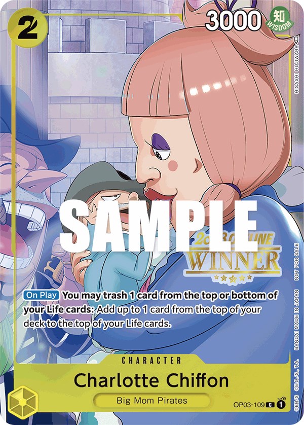 Charlotte Chiffon (Offline Regional 2023) [Winner] [One Piece Promotion Cards] | A1Comics