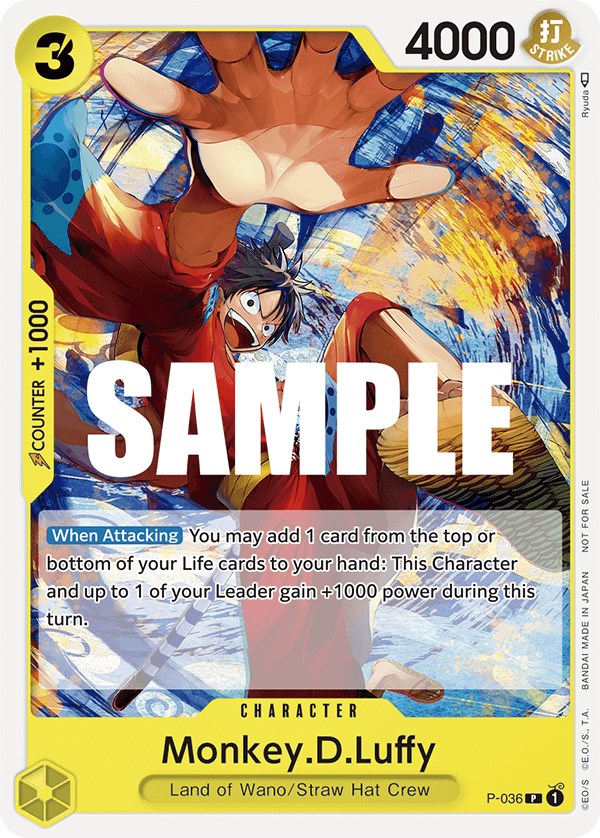 Monkey.D.Luffy (Pre-Release Tournament) [One Piece Promotion Cards] | A1Comics