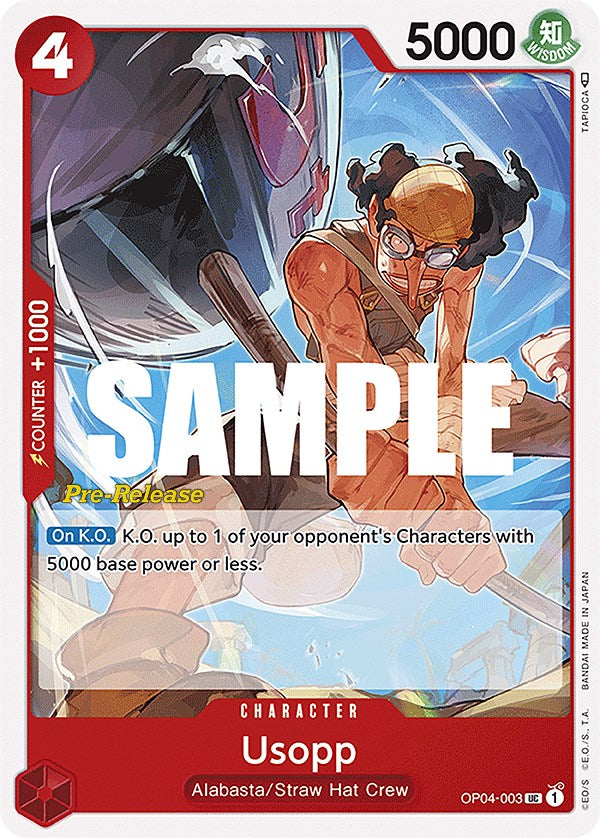 Usopp [Kingdoms of Intrigue Pre-Release Cards] | A1Comics