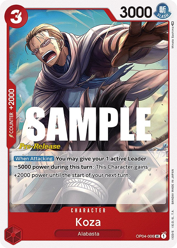 Koza [Kingdoms of Intrigue Pre-Release Cards] | A1Comics