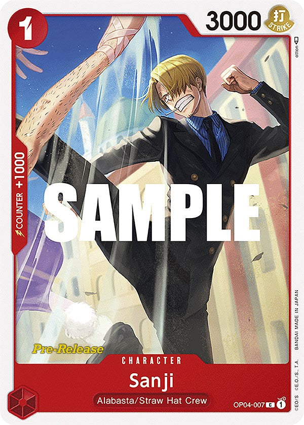 Sanji [Kingdoms of Intrigue Pre-Release Cards] | A1Comics