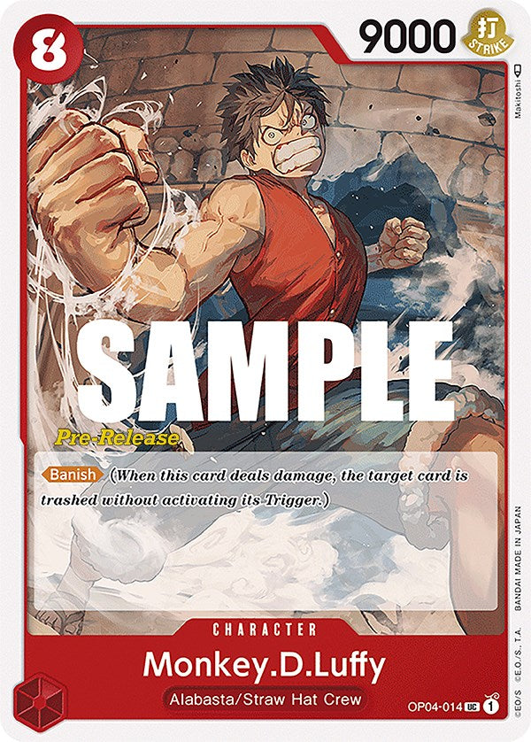 Monkey.D.Luffy [Kingdoms of Intrigue Pre-Release Cards] | A1Comics