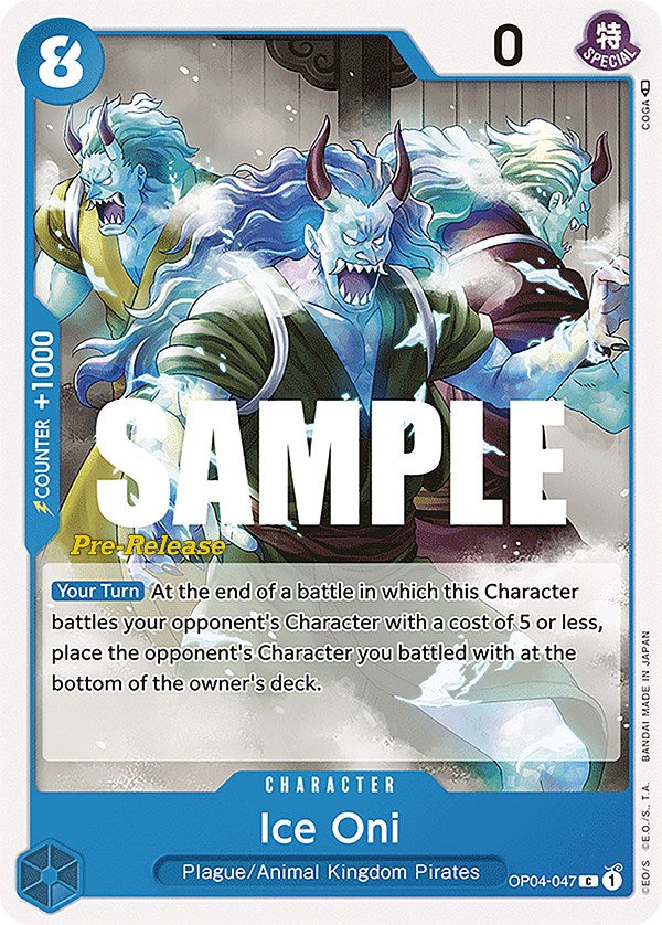 Ice Oni [Kingdoms of Intrigue Pre-Release Cards] | A1Comics