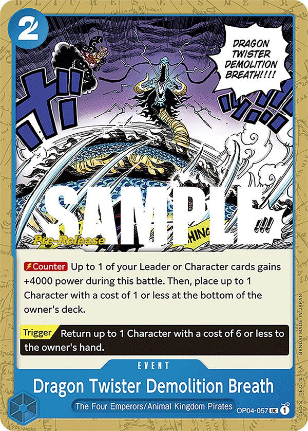 Dragon Twister Demolition Breath [Kingdoms of Intrigue Pre-Release Cards] | A1Comics