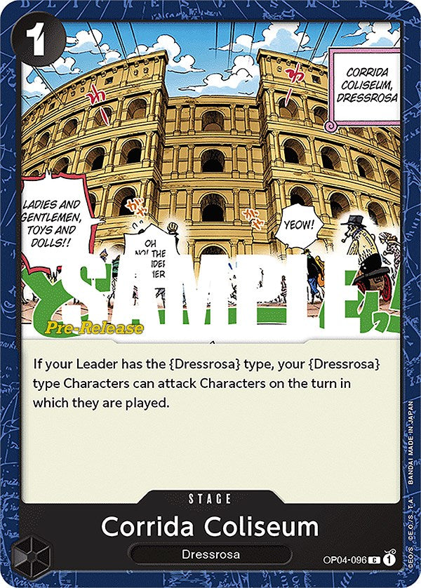 Corrida Coliseum [Kingdoms of Intrigue Pre-Release Cards] | A1Comics