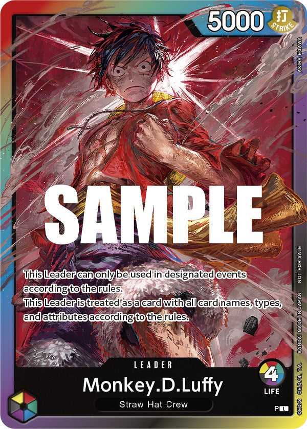 Monkey.D.Luffy (Leader Pack) (Sealed Battle 2023 Vol. 1) [One Piece Promotion Cards] | A1Comics